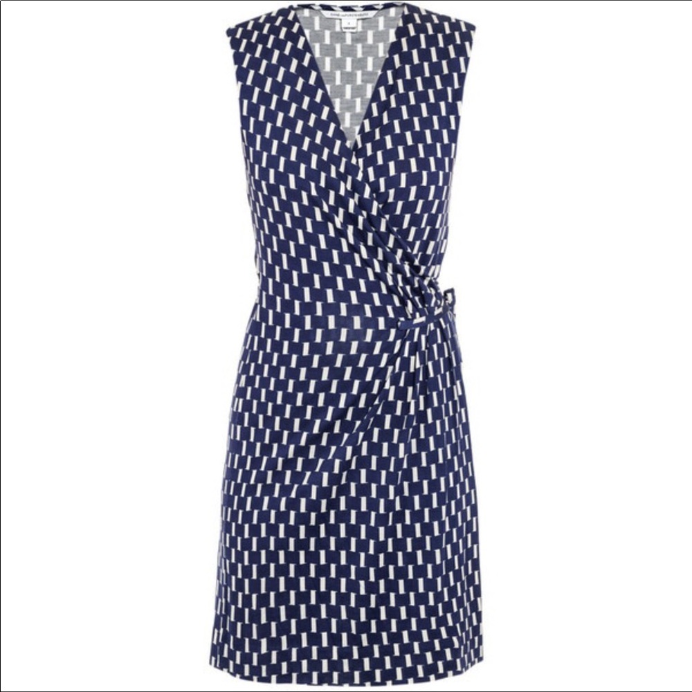 Diane Von Furstenberg Silk Callista Dress 8